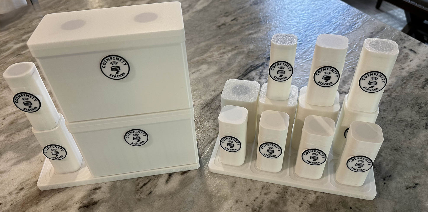 COINFINITY 70x148mm Slab Bin – Modular Bin for PCGS/NGC Graded Coin Slabs (Tag Included)