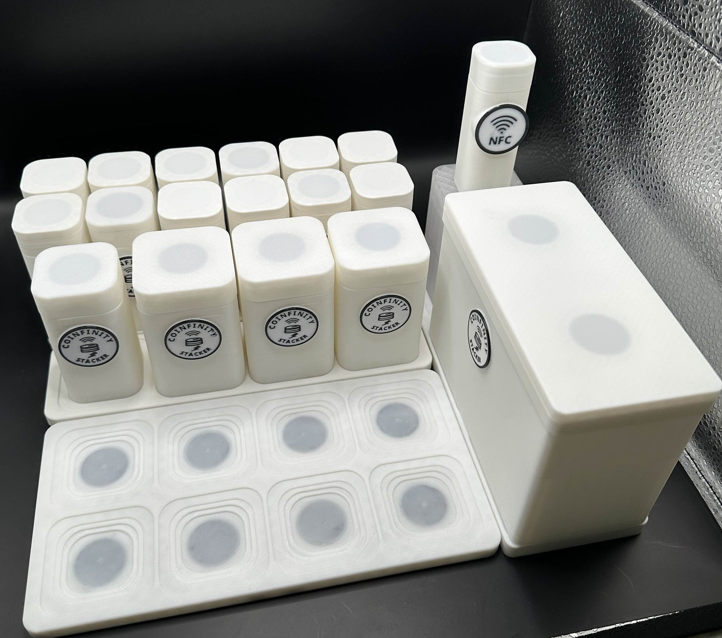 COINFINITY 70x148mm Assay Bin – Modular Bin for Gold & Silver Assay Cards (Tag Included)