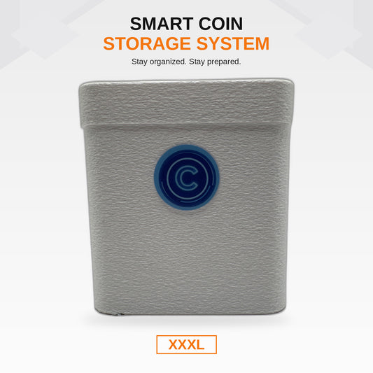 COINFINITY 76.5 mm Coin Stacker XXXL – NFC-Enabled Smart Storage