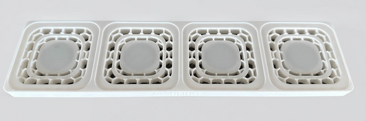 Coinfinity 1x4 Honeycomb Base | 3D Model (STL)