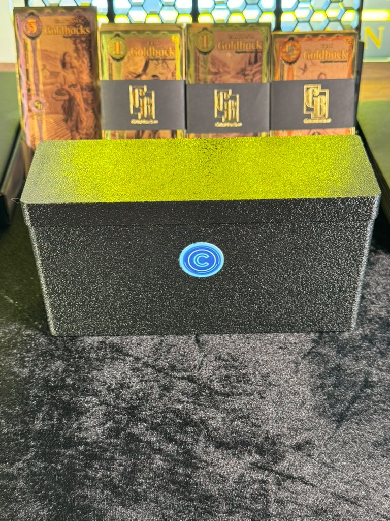 COINFINITY 65x190mm Goldback Bin – Five Denomination Rows (NFC Included)