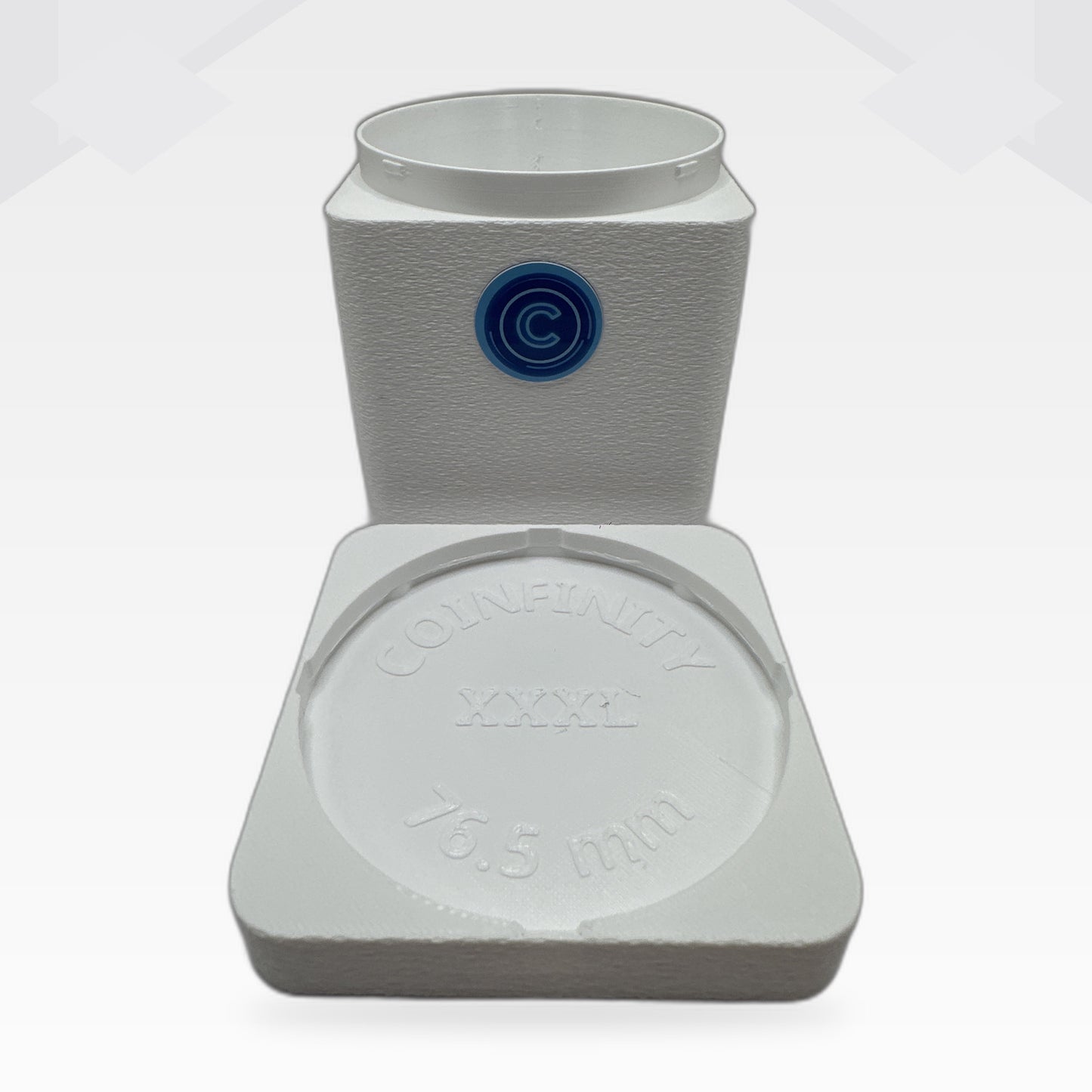 COINFINITY 76.5 mm Coin Stacker XXXL – NFC-Enabled Smart Storage