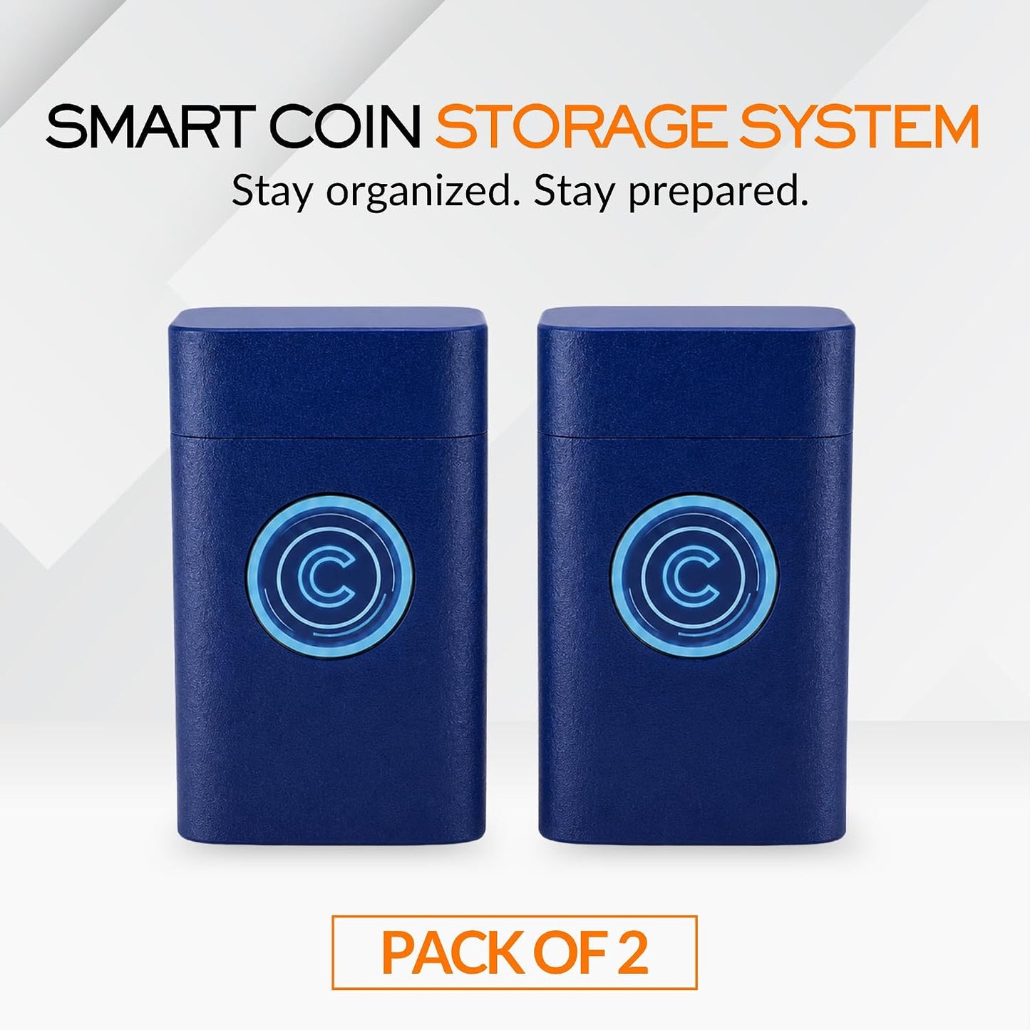 COINFINITY 41 mm Coin Stacker – NFC-Enabled Smart Storage - 2 Pack