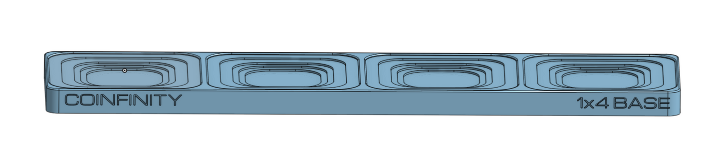 COINFINITY - 1x4 Honeycomb styled magnetic base
