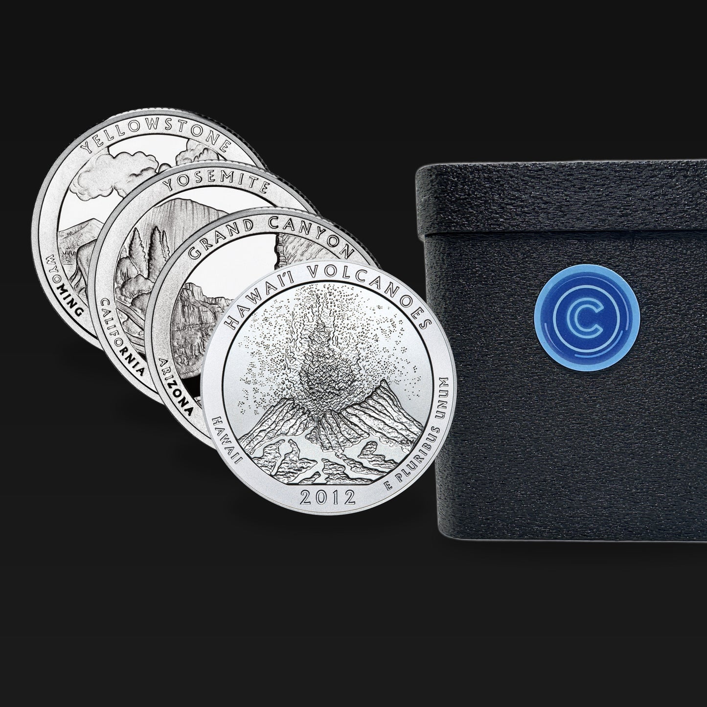 COINFINITY 76.5 mm Coin Stacker XXXL – NFC-Enabled Smart Storage