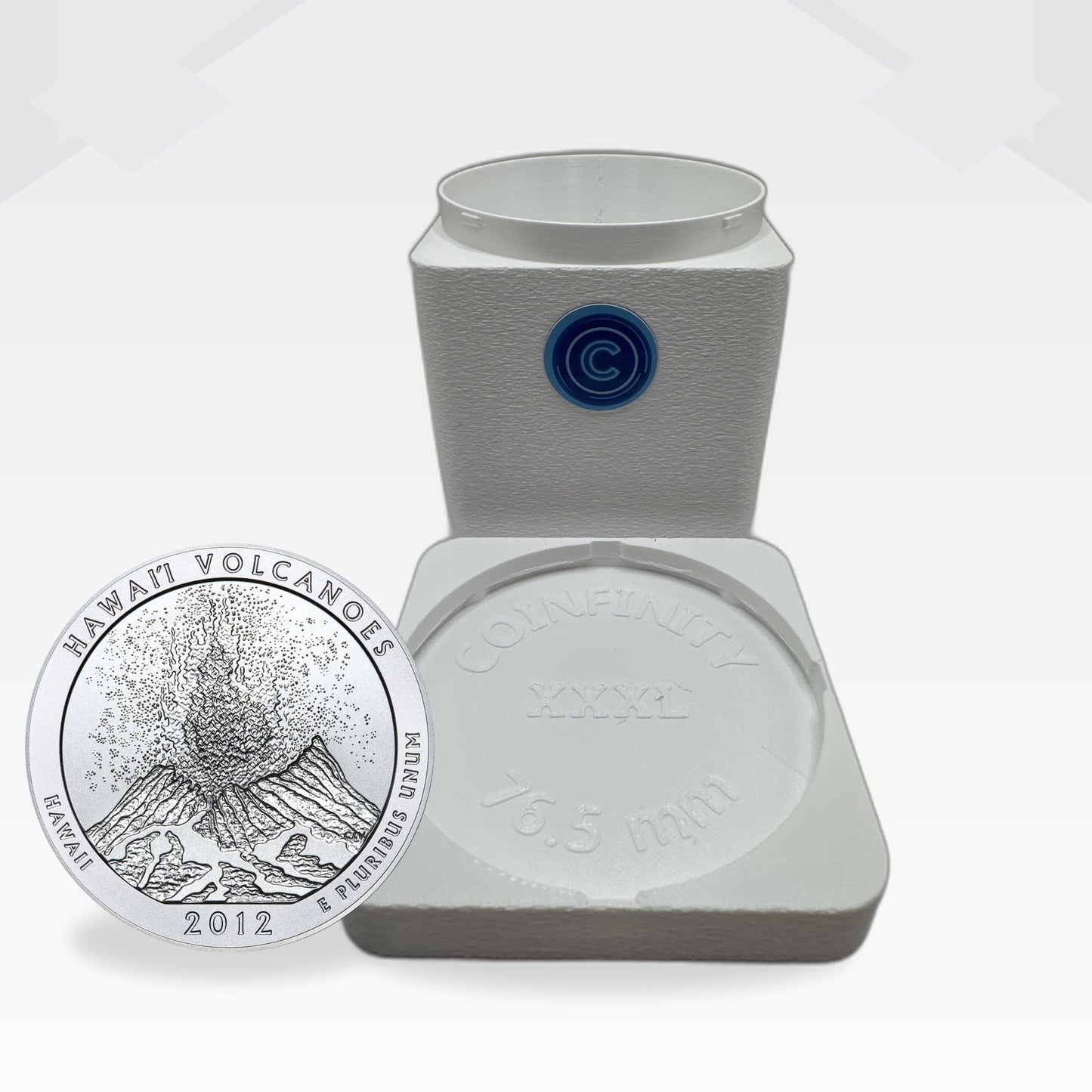 COINFINITY 76.5 mm Coin Stacker XXXL – NFC-Enabled Smart Storage