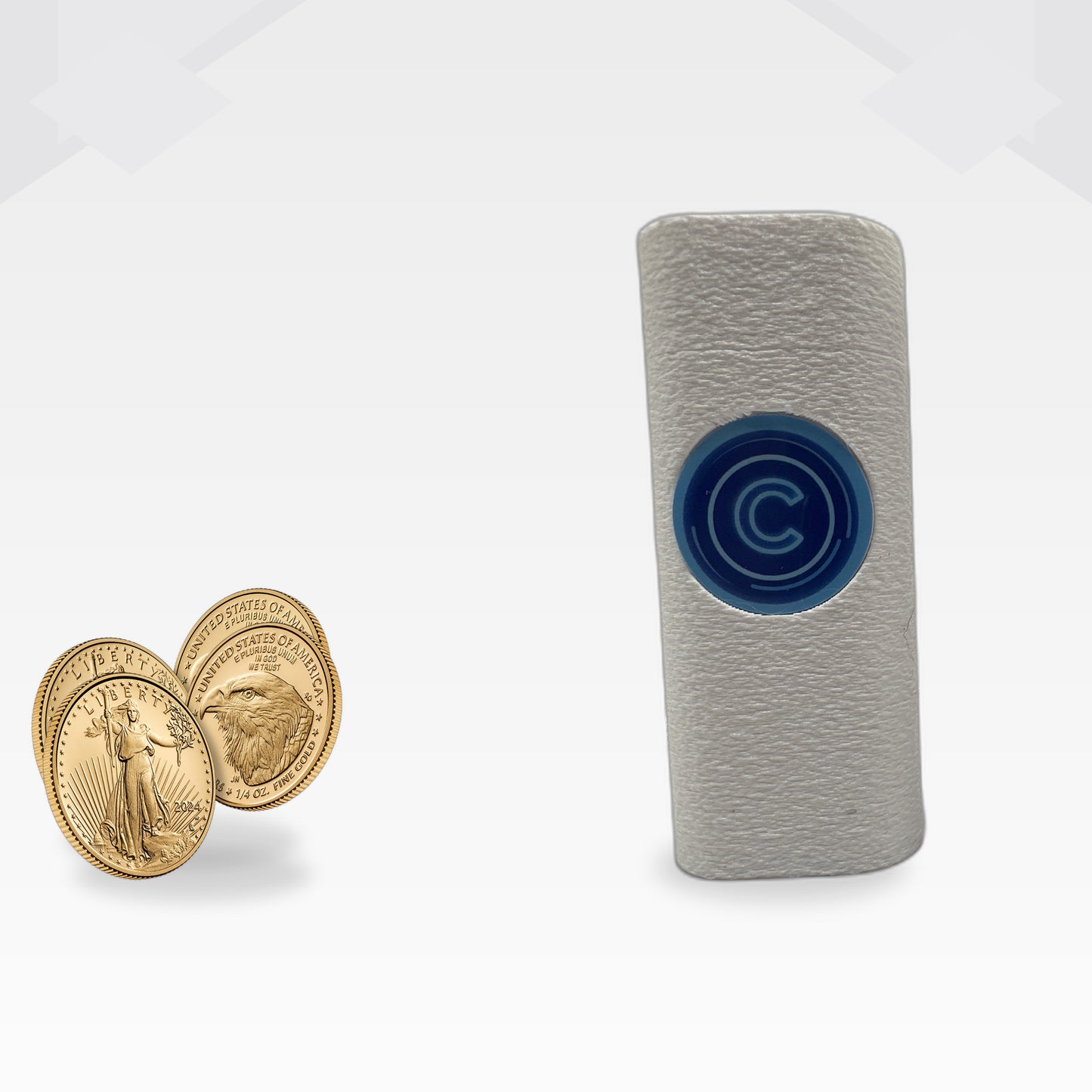 COINFINITY 22.2mm Coin Stacker – NFC-Enabled Smart Storage - 2 Pack