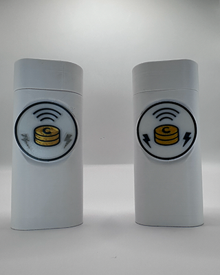 COINFINITY 17.5mm Coin Stacker – NFC-Enabled Smart Storage - 2 Pack