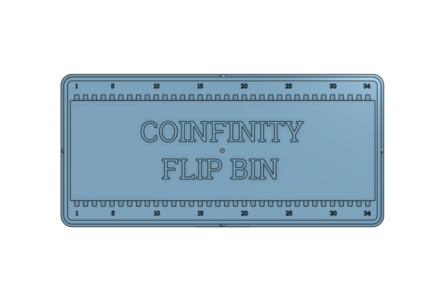 Coinfinity 70x148mm Flip Bin | 3D Model (STL)