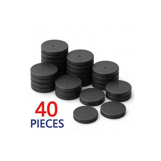 40 Pack - 25mm x 4mm Ceramic Magnets – For COINFINITY Stackers