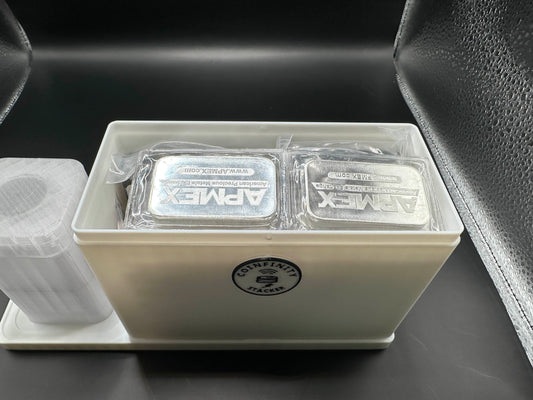 COINFINITY 2x60 Bar Bin – Modular Bin for Gold & Silver Bars (NFC Tag Included)