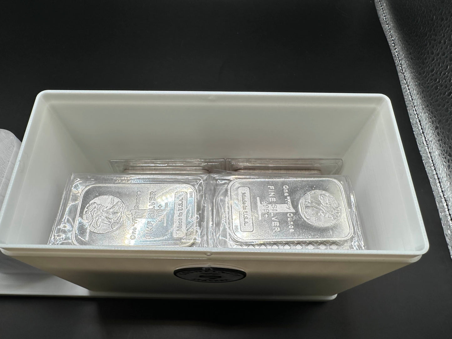 COINFINITY 2x60 Bar Bin – Modular Bin for Gold & Silver Bars (NFC Tag Included)