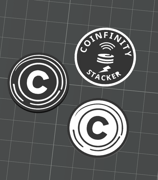 10 Pack - BLANK - NFC Badges – Customizable Trackers for Stackers & General Storage (Tag Included)