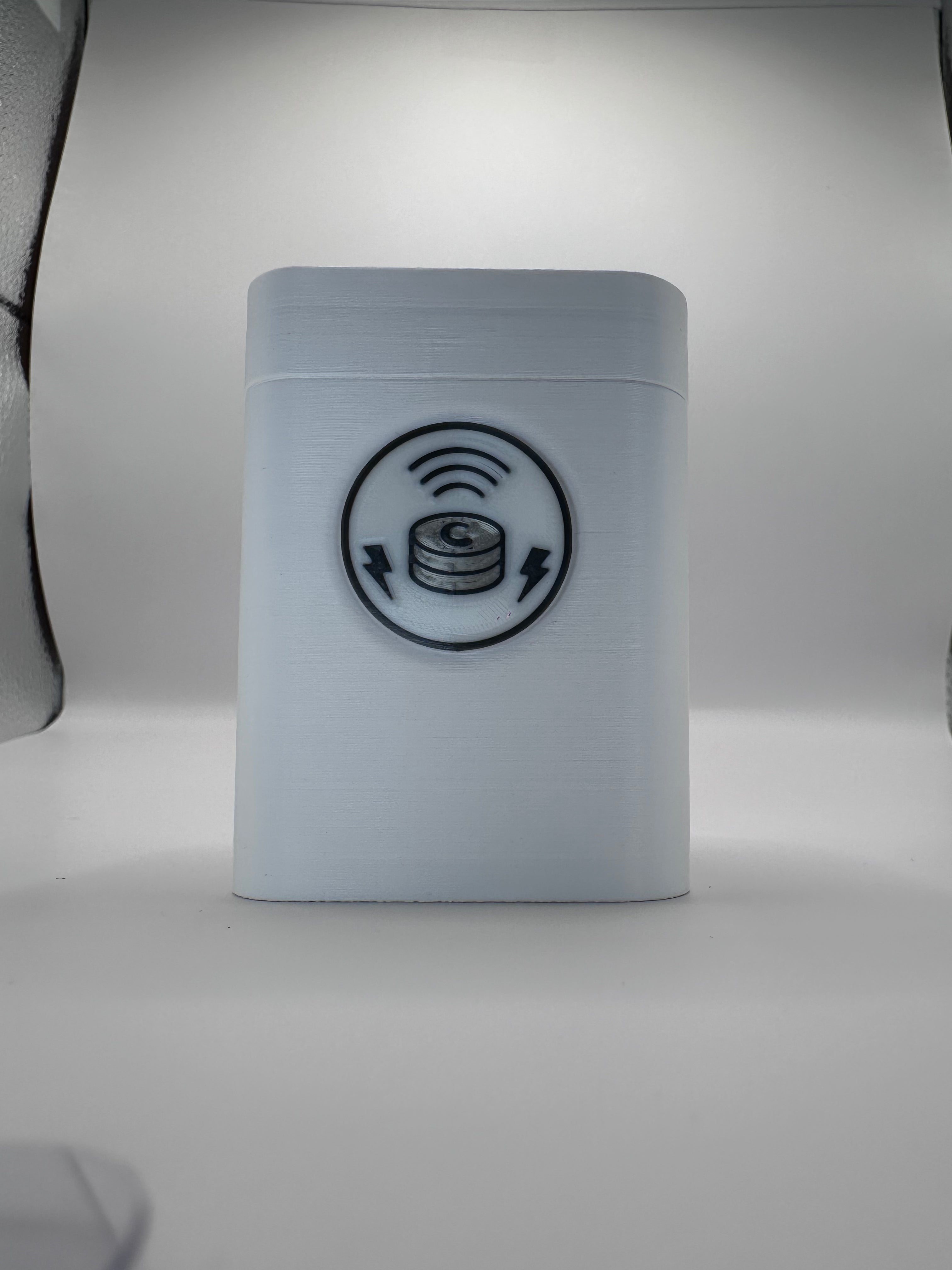 COINFINITY 47.5 mm Coin Stacker – NFC-Enabled Smart Storage – Coinfinity.US