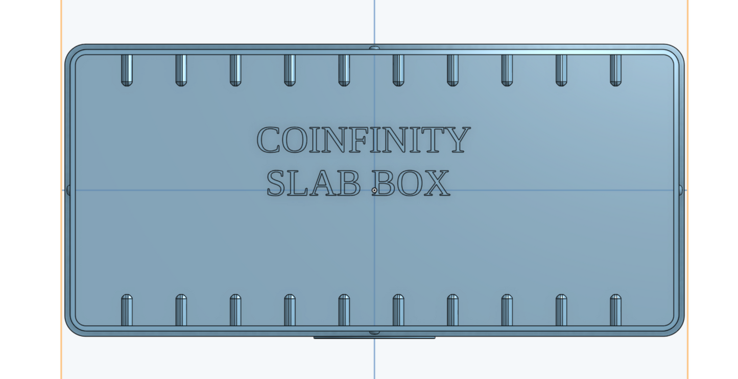 COINFINITY 2x60 Slab Bin – Modular Bin for PCGS/NGC Graded Coin Slabs (Tag Included)