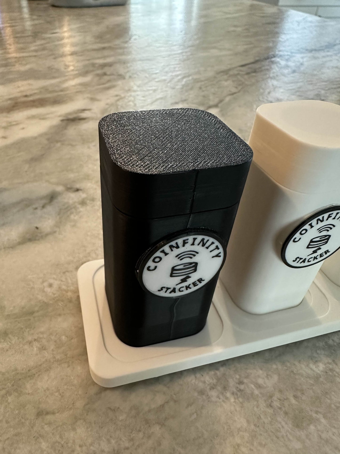 COINFINITY 32.5 mm Coin Stacker – NFC-Enabled Smart Storage - 2 Pack