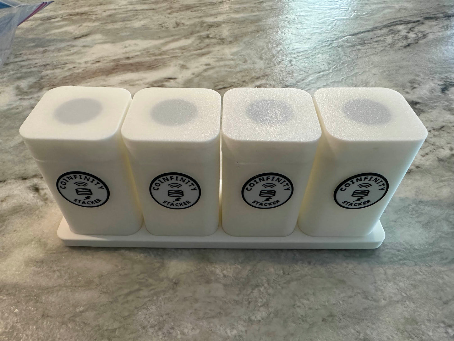 COINFINITY 41 mm Coin Stacker – NFC-Enabled Smart Storage - 2 Pack