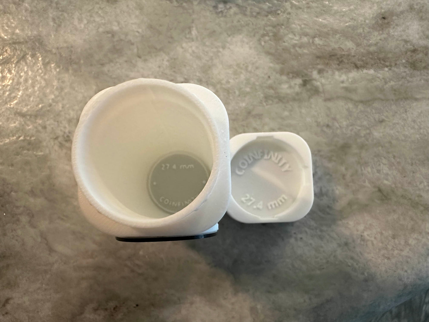 COINFINITY 27.4mm Coin Stacker – NFC-Enabled Smart Storage - 2 Pack