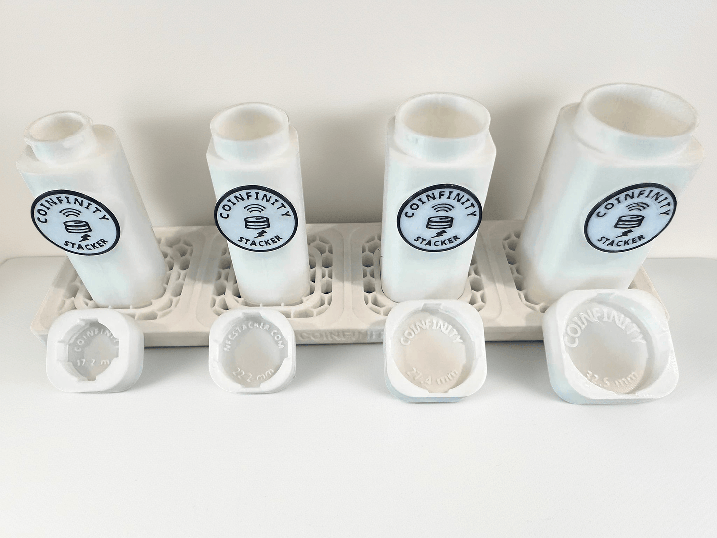 GOLD STARTER KIT - Modular Stackers for Gold Storage, Stacker Base & Tags Included